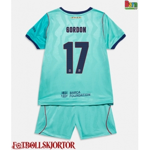 Barcelona Anthony Gordon #17 Tredje Kläder Barn 2026-27 Kortärmad (+ Korta byxor)